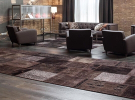 Tapetes vintage patchwork para interiores