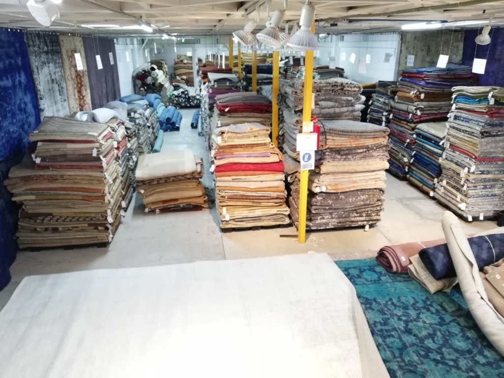 Tapetes ABRASH showroom inventario