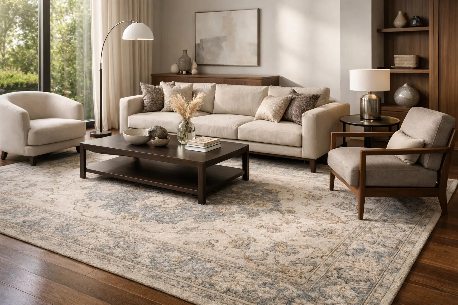 Interiorismo residencial con tapetes finos