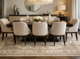 Mejores tapetes para un comedor elegante