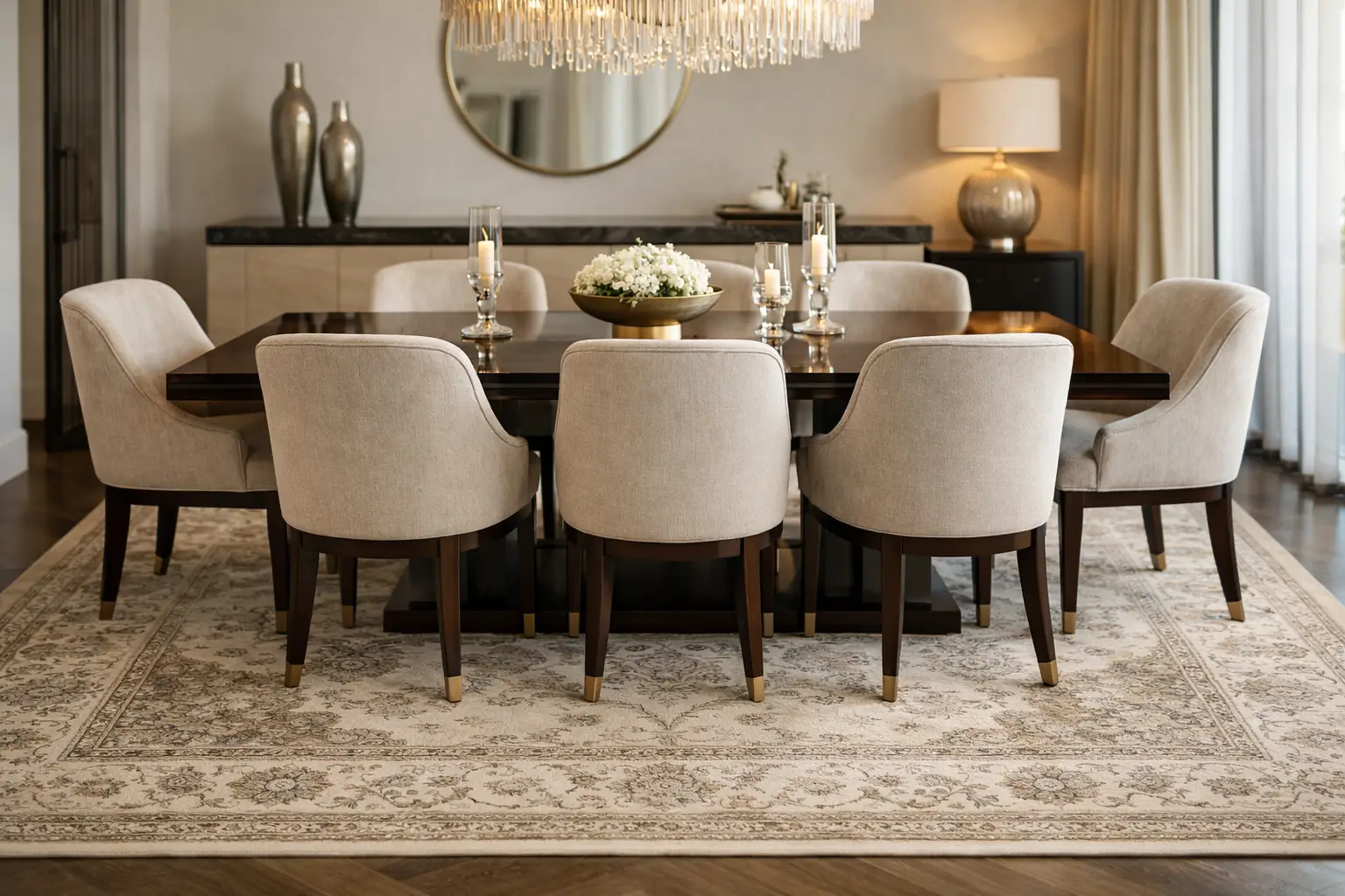 Mejores tapetes para un comedor elegante