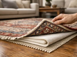 Bajo alfombra o antiderrapante para tapetes anudados a mano