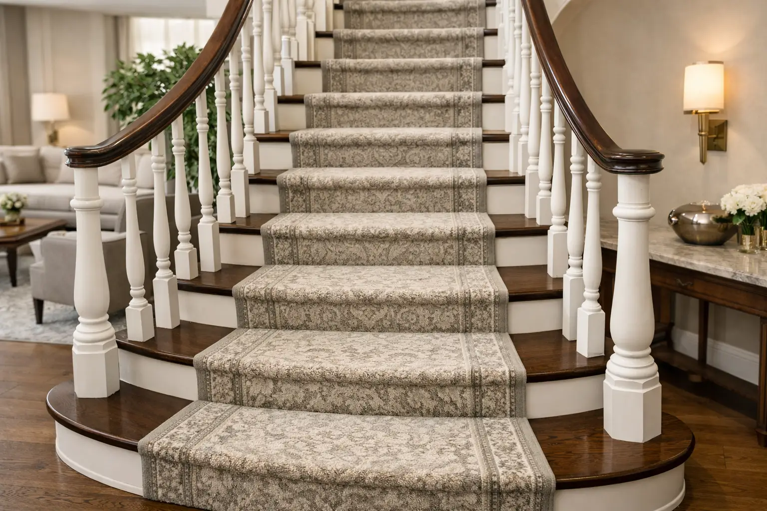 Tapetes para escaleras, realizado por Tapetes ABRASH