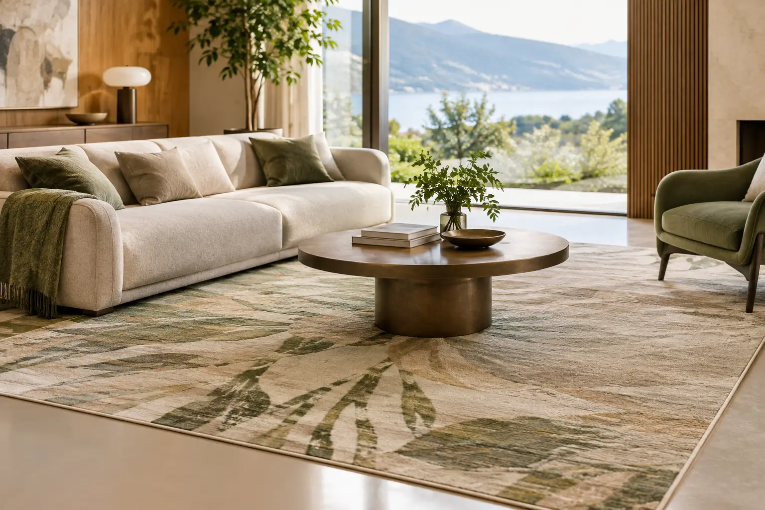 Diseño textil sostenible para tapetes finos